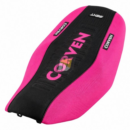Corven Hunter 200 - 2014 Negro/Rosa/Rosa - Funda Asiento HFE